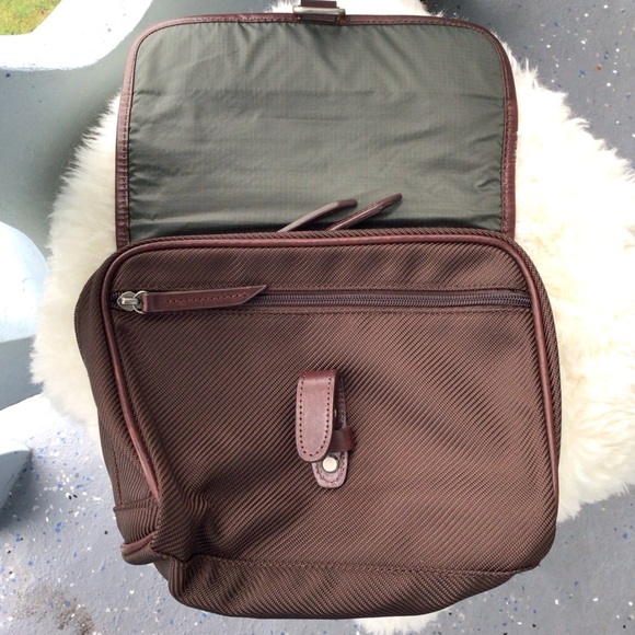 Genuine Filson Accessory Bag Clutch Style Waxed Cotton Twill with Leather Trim - Picture 5 of 12